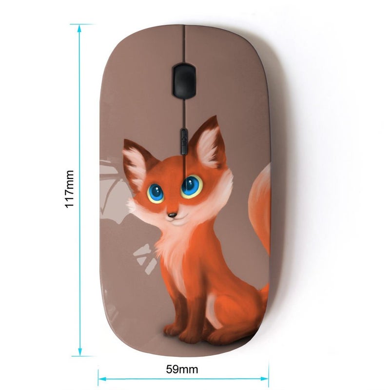 KOOLmouse [ Optical 2.4G Wireless Mouse [ Cute Fox Cub ] - Image 2